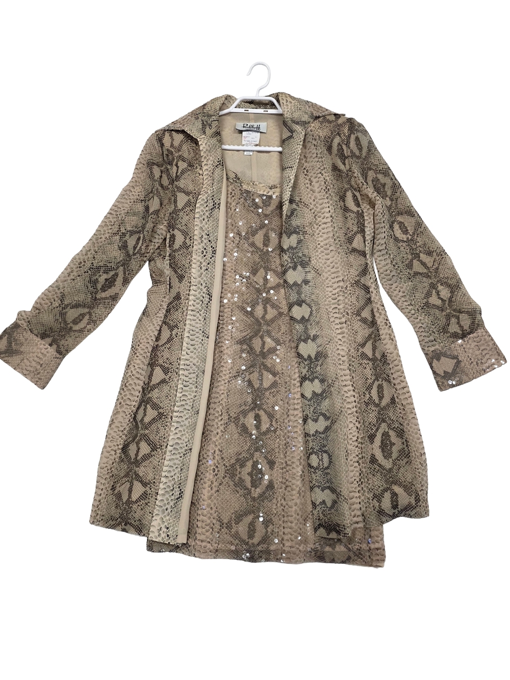 Vintage Ribkoff Trends Matching 2-Piece Set: Dress And Jacket - Size 10